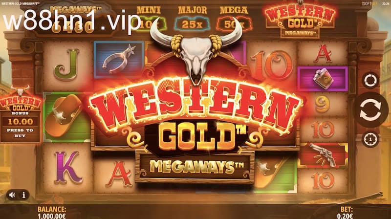 Chủ đề & thiết kế của Western Gold 2 w88